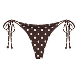 Bali Brown Polka Bikini - Bottom