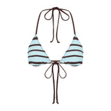 Bali Blue Stripes Bikini - Top